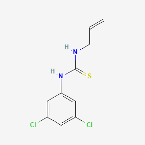 molecular formula C10H10Cl2N2S B14531122 Thiourea, N-(3,5-dichlorophenyl)-N'-2-propenyl- CAS No. 62644-20-6
