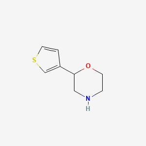B1453117 2-(Thiophen-3-yl)morpholine CAS No. 1247392-06-8