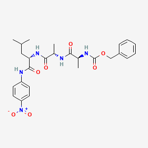 molecular formula C26H33N5O7 B1453119 Z-Ala-ala-leu-pna CAS No. 61043-33-2