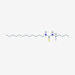 molecular formula C19H40N2S B14531192 N-Dodecyl-N'-hexan-2-ylthiourea CAS No. 62549-46-6