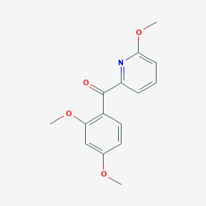 2-(2,4-Dimethoxybenzoyl)-6-methoxypyridine