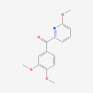 2-(3,4-Dimethoxybenzoyl)-6-methoxypyridine