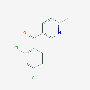5-(2,4-Dichlorobenzoyl)-2-methylpyridine