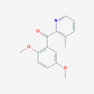 2-(2,5-Dimethoxybenzoyl)-3-methylpyridine