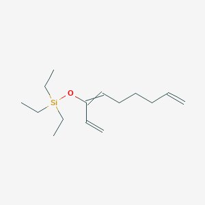 molecular formula C15H28OSi B14531432 Triethyl[(nona-1,3,8-trien-3-yl)oxy]silane CAS No. 62418-85-3