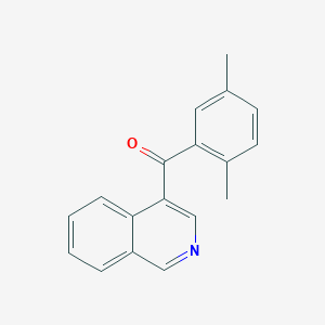 molecular formula C18H15NO B1453151 4-(2,5-Dimethylbenzoyl)isoquinoline CAS No. 1187171-85-2