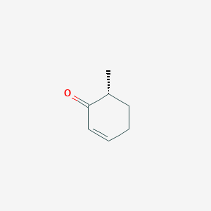 molecular formula C7H10O B14531591 (6R)-6-Methylcyclohex-2-en-1-one CAS No. 62392-84-1