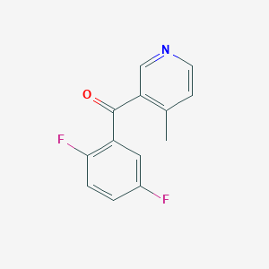 3-(2,5-Difluorobenzoyl)-4-methylpyridine