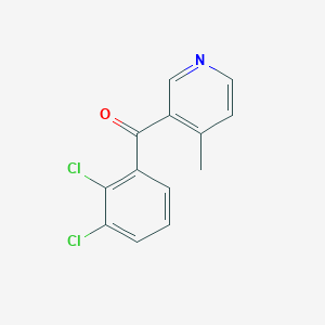 3-(2,3-Dichlorobenzoyl)-4-methylpyridine