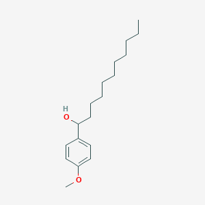 molecular formula C18H30O2 B14531629 1-(4-Methoxyphenyl)undecan-1-ol CAS No. 62425-20-1