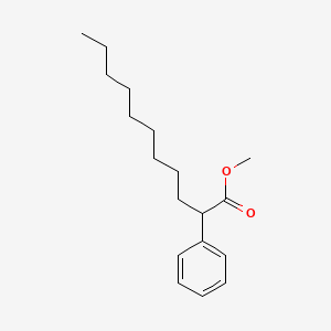 molecular formula C18H28O2 B14531669 Methyl 2-phenylundecanoate CAS No. 62425-28-9