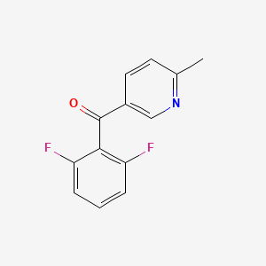 5-(2,6-Difluorobenzoyl)-2-methylpyridine