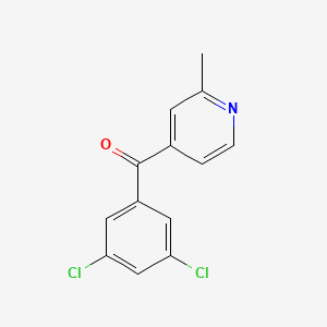 4-(3,5-Dichlorobenzoyl)-2-methylpyridine