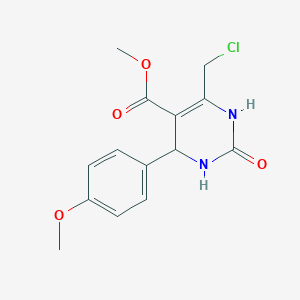 Methyl 6-(chloromethyl)-4-(4-methoxyphenyl)-2-oxo-1,2,3,4-tetrahydropyrimidine-5-carboxylate