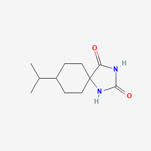 8-(Propan-2-yl)-1,3-diazaspiro[4.5]decane-2,4-dione