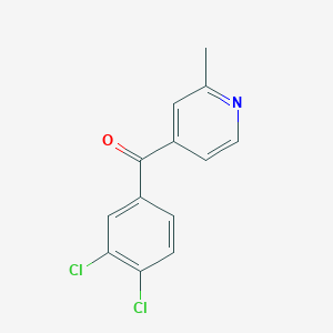 4-(3,4-Dichlorobenzoyl)-2-methylpyridine