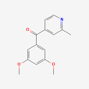 4-(3,5-Dimethoxybenzoyl)-2-methylpyridine