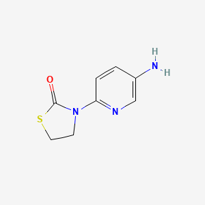 B1453188 3-(5-Amino-2-pyridinyl)-1,3-thiazolan-2-one CAS No. 1221791-94-1
