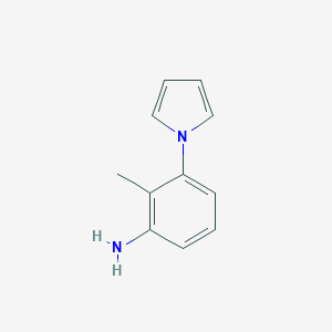molecular formula C11H12N2 B145319 2-Methyl-3-(1H-pyrrol-1-yl)aniline CAS No. 137352-75-1