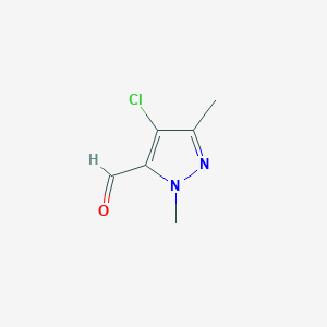 4-Chloro-1,3-dimethyl-1H-pyrazole-5-carbaldehyde