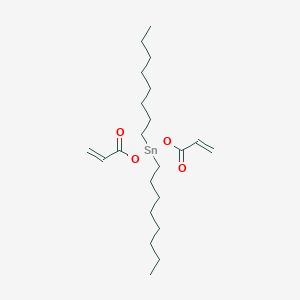 molecular formula C22H40O4Sn B14531902 Bis(acryloyloxy)(dioctyl)stannane CAS No. 62480-06-2