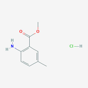 molecular formula C9H12ClNO2 B1453191 Methyl 2-amino-5-methylbenzoate hydrochloride CAS No. 1269152-38-6