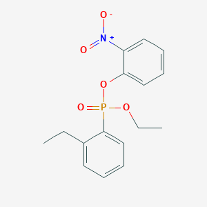 molecular formula C16H18NO5P B14531945 Ethyl 2-nitrophenyl (2-ethylphenyl)phosphonate CAS No. 62425-27-8