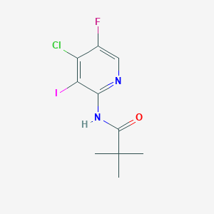 N-(4-Chloro-5-fluoro-3-iodopyridin-2-yl)pivalamide