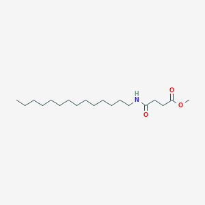 molecular formula C19H37NO3 B14532098 Methyl 4-oxo-4-(tetradecylamino)butanoate CAS No. 62417-26-9