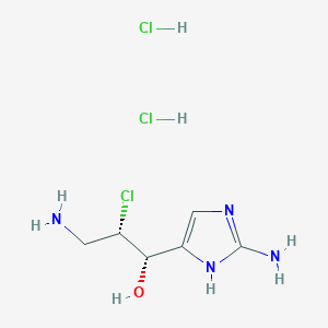 molecular formula C6H13Cl3N4O B145322 Girodazole CAS No. 135824-74-7