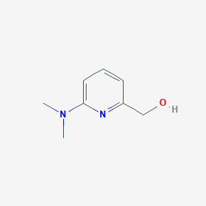 molecular formula C8H12N2O B1453225 (6-(Dimethylamino)pyridin-2-yl)methanol CAS No. 215869-78-6