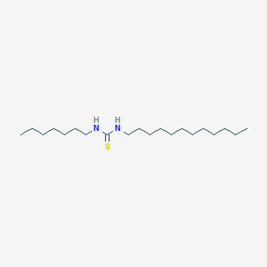 molecular formula C20H42N2S B14532268 N-Dodecyl-N'-heptylthiourea CAS No. 62552-49-2
