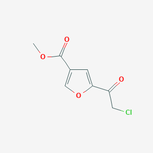 molecular formula C8H7ClO4 B1453227 Methyl 5-(2-chloroacetyl)furan-3-carboxylate CAS No. 1258649-64-7