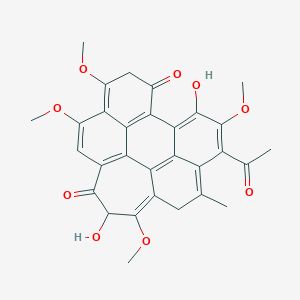 molecular formula C30H26O9 B145323 Hypocrellin C CAS No. 137592-26-8