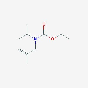 molecular formula C10H19NO2 B14532305 Ethyl (2-methylprop-2-en-1-yl)propan-2-ylcarbamate CAS No. 62371-20-4