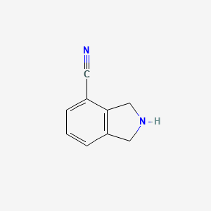 molecular formula C9H8N2 B1453231 Isoindoline-4-carbonitrile CAS No. 1159883-00-7