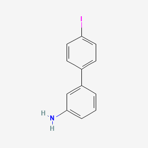 molecular formula C12H10IN B14532362 4'-Iodo[1,1'-biphenyl]-3-amine CAS No. 62579-68-4