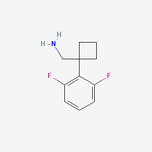 [1-(2,6-Difluorophenyl)cyclobutyl]methylamine