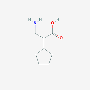 3-Amino-2-cyclopentylpropanoic acid
