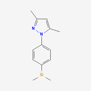 molecular formula C13H17N2Si B14532645 CID 78065324 