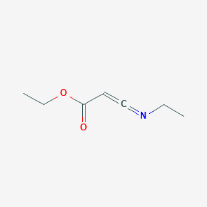molecular formula C7H11NO2 B14532670 Ethyl 3-(ethylimino)prop-2-enoate CAS No. 62317-60-6