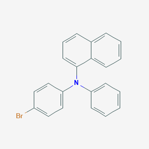 molecular formula C22H16BrN B145327 N-(4-Bromophenyl)-N-phenylnaphthalen-1-amine CAS No. 138310-84-6