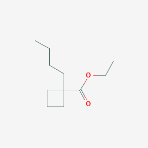 molecular formula C11H20O2 B14532793 Ethyl 1-butylcyclobutane-1-carboxylate CAS No. 62407-82-3