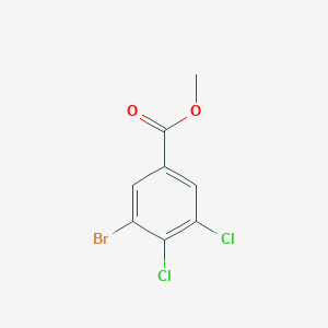 molecular formula C8H5BrCl2O2 B1453281 3-溴-4,5-二氯苯甲酸甲酯 CAS No. 1160574-77-5