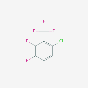 molecular formula C7H2ClF5 B1453282 6-Chloro-2,3-difluorobenzotrifluoride CAS No. 1208076-15-6