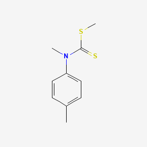 molecular formula C10H13NS2 B14532832 Methyl methyl(4-methylphenyl)carbamodithioate CAS No. 62604-12-0