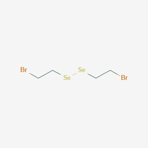 molecular formula C4H8Br2Se2 B14532835 Bis(2-bromoethyl)diselane CAS No. 62735-91-5