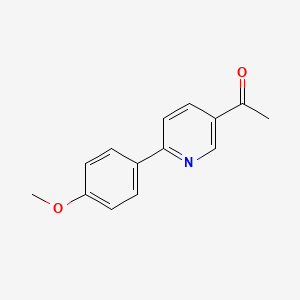 1-[6-(4-Methoxyphenyl)pyridin-3-yl]ethanone