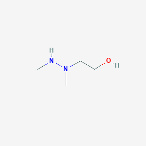 molecular formula C4H12N2O B14532841 Ethanol, 2-(1,2-dimethylhydrazino)- CAS No. 62404-49-3