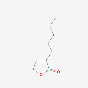 molecular formula C9H14O2 B14532856 3-Pentylfuran-2(5H)-one CAS No. 62527-72-4